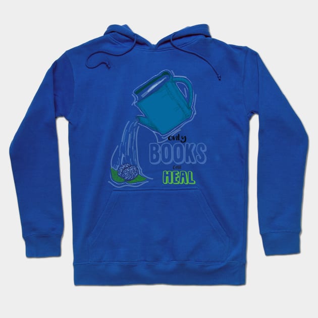 Healing Books Hoodie by MonkeyBusiness